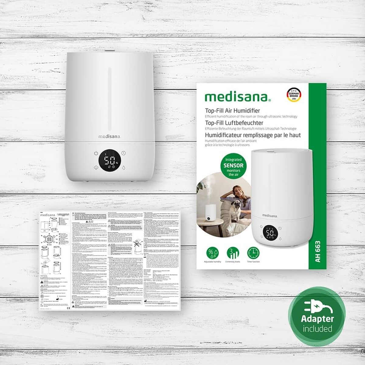 Medisana Luchtbevochtiger Medisana Ah663 30 W 4,5 L