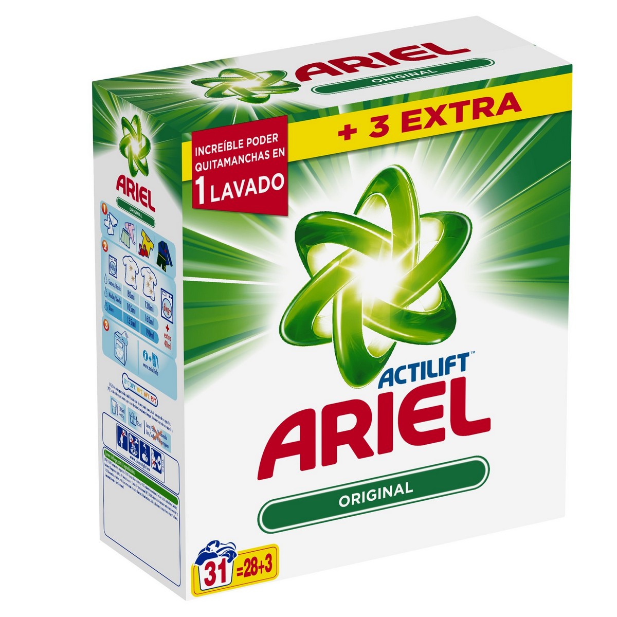 Ariel Wasmiddel Ariel Actilift Original 2015 G In Poedervorm 31 Wasbeurten