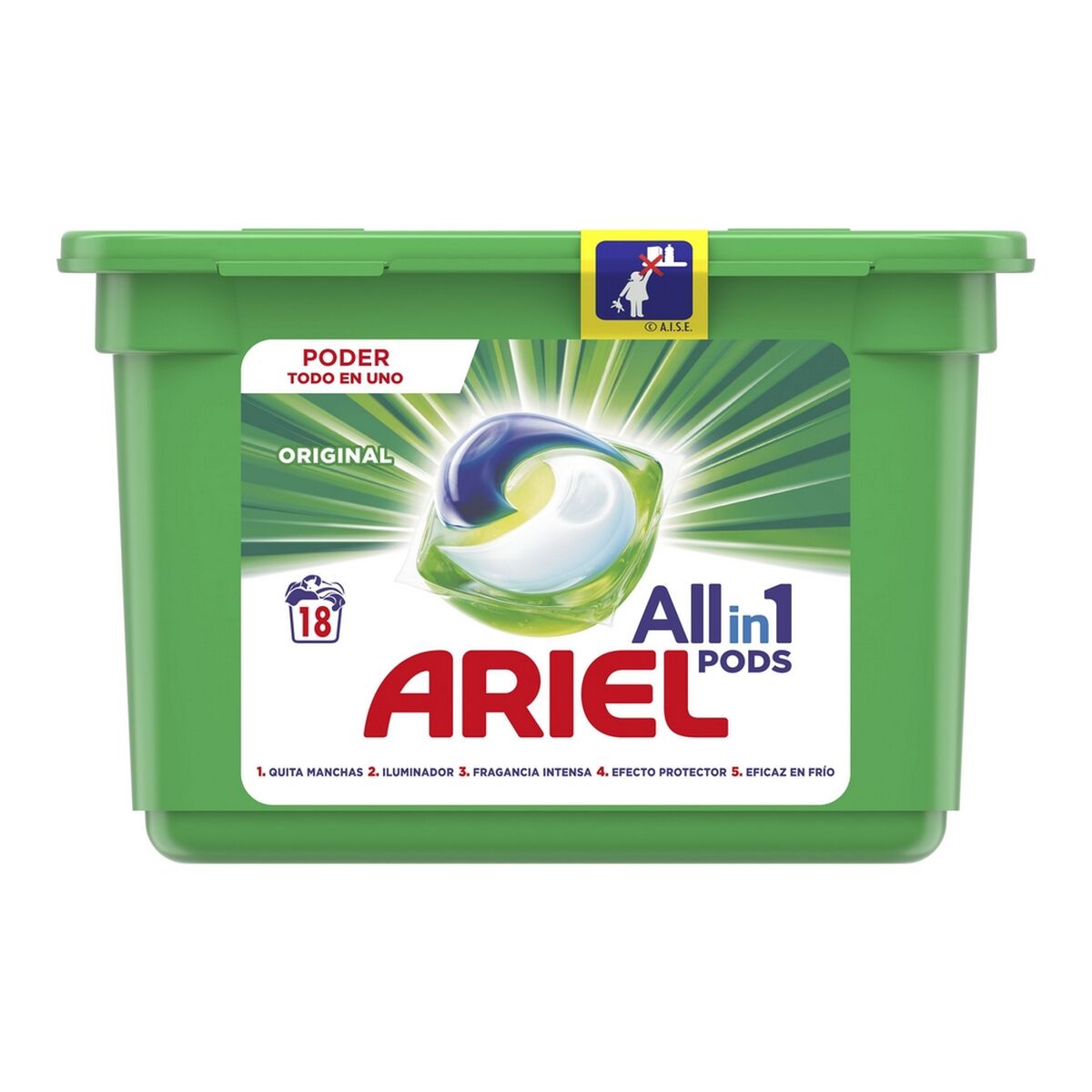 Ariel Wasmiddel Ariel (18 Uds)